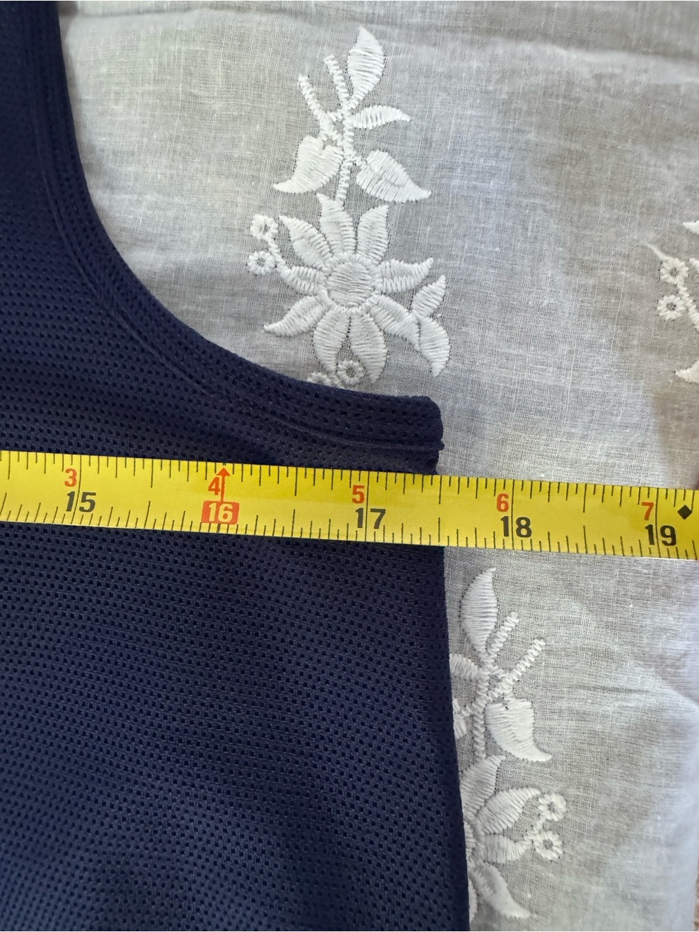 Women’s Navy Performance Tank Top - Picture 5 of 6